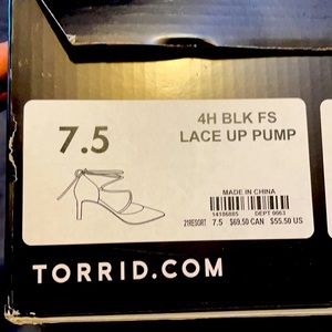 Nwob Torrid 7.5 3 inch heel